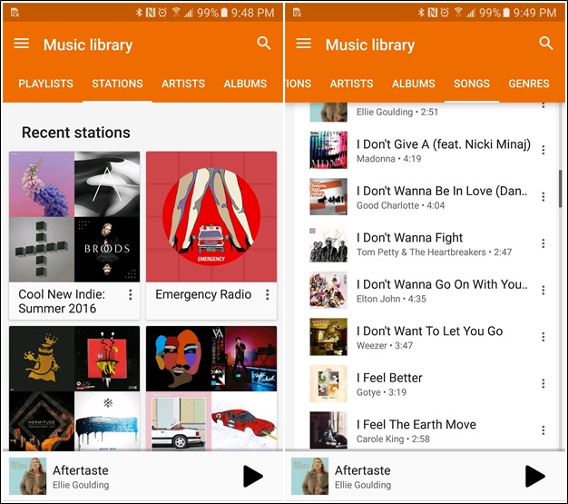 Nghe nhạc và radio trực tuyến chất lượng cao trên Google Play Music
