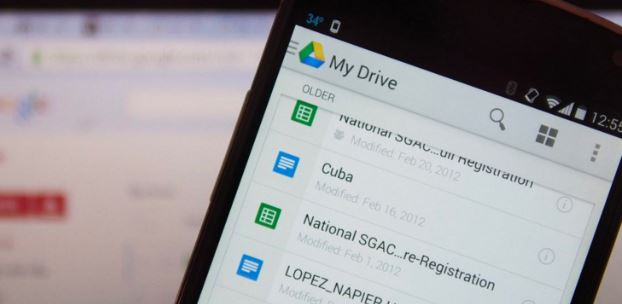 Tiện ích lưu trữ dữ liệu Online Google Drive cho điện thoại Android