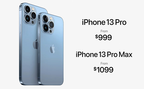 Giá bán sản phẩm iPhone 13 tại Mỹ