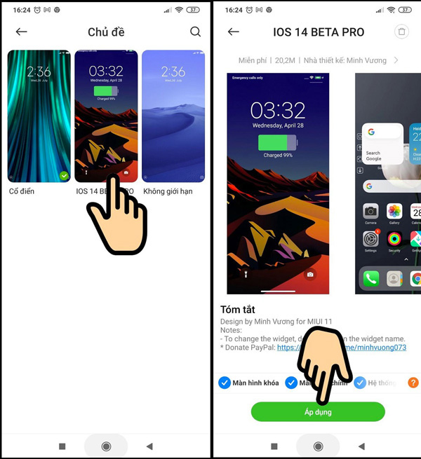 Cách đổi icon Android sang iOS (4)