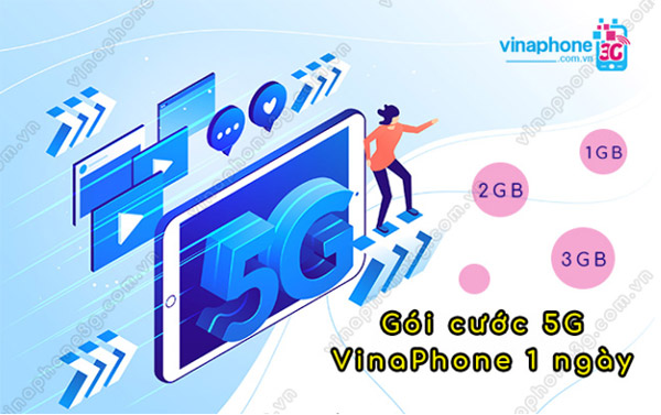 Các gói cước 5G của VinaPhone theo ngày