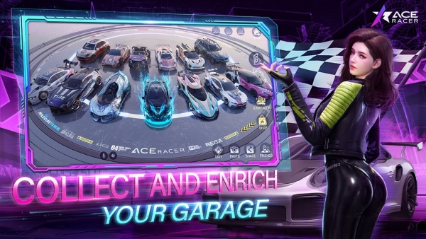 Giao diện của game Ace Racer