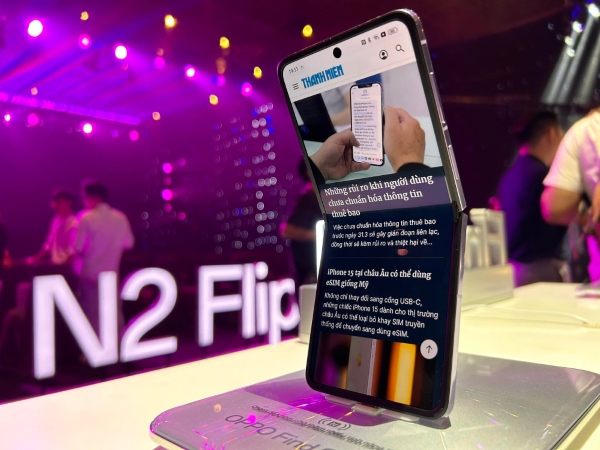 OPPO Find N2 Flip đã chế tác màn hình 6.8 inch với nếp gấp “tàng hình”