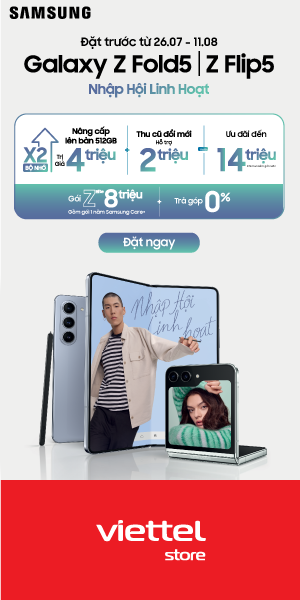 Đặt trước Samsung Galaxy Z Fold5| Z Flip5 tại Viettel Store